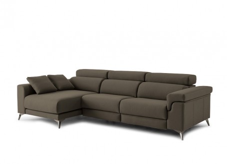 Sofá con Chaiselongue Grande DESCANSA by TOP TAPIZADOS