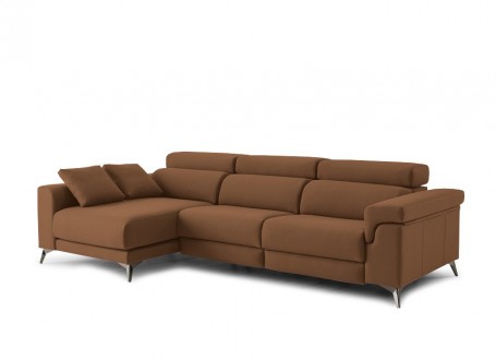 Sofá con Chaiselongue Grande DESCANSA by TOP TAPIZADOS