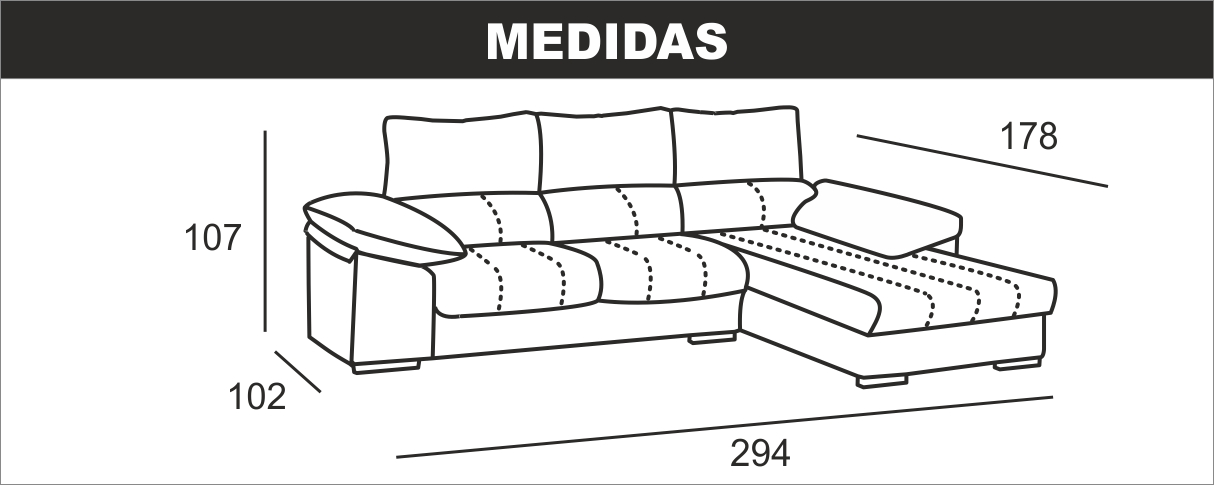 Chaiselongue DENIA